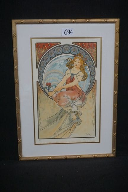 ALPHONSE MUCHA (1860–1939) (after) – "la peinture"