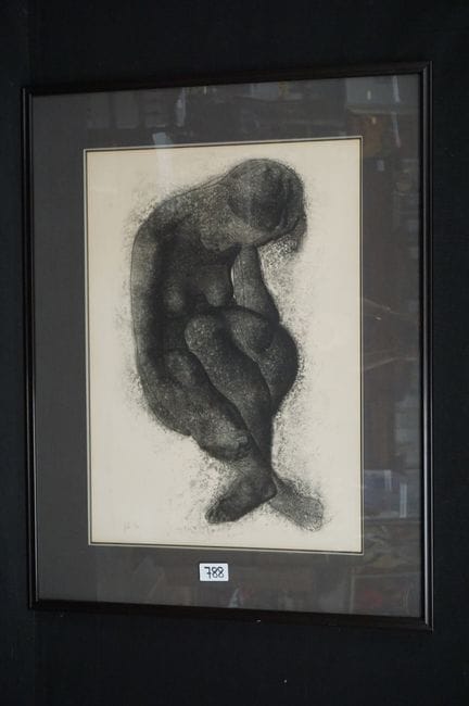 FULLA PRIM (1932–2015) — "Nude" — large lithograph