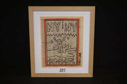 KEITH HARING (1958–1990) (after) - "NY for NY" - m