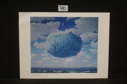 RENE MAGRITTE (1898–1967) - "La flêche de Zenon" -