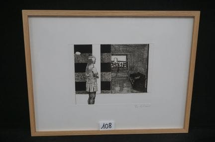 ROGER RAVEEL (1921–2013) — "Betje in the Studio" —