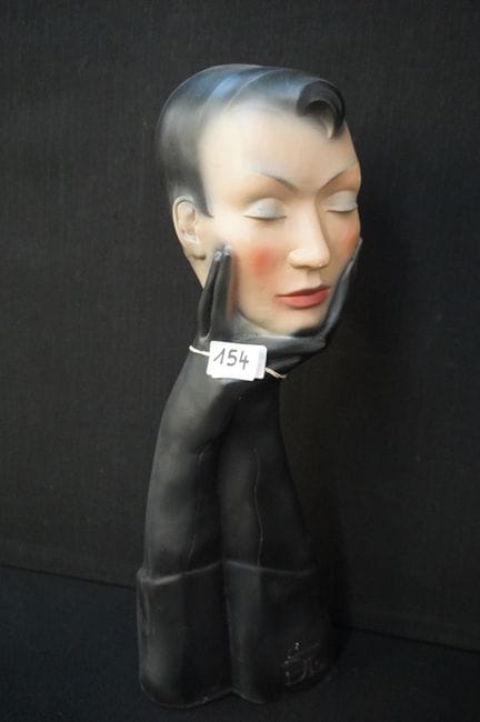 Promotional plaster figurine - polychrome - vintag