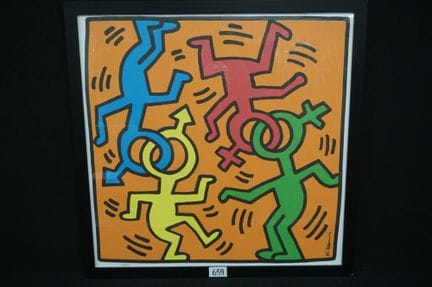 KEITH HARING (1958–1990) (after) — "Untitled" — la