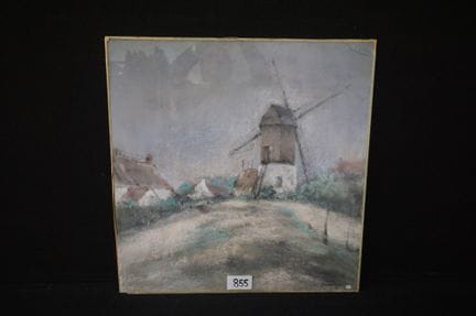 RENAAT BOSSCHAERT（1938 - 2007）- "Knokke" - 粉彩画 - 已