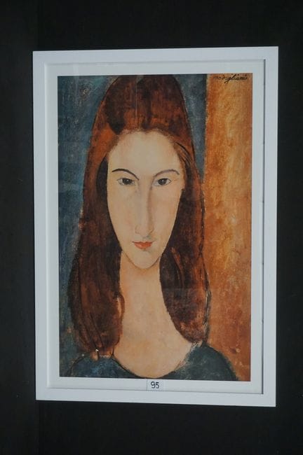 阿梅代奥·莫迪利亚尼（1884—1920）（据其作品）——《珍妮·埃布特恩肖像》——大型石版画——版