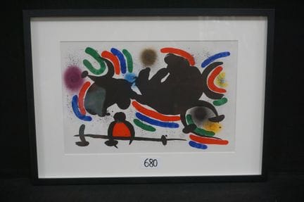JOAN MIRO (1893 - 1983) (after) - "Untitled" - lit