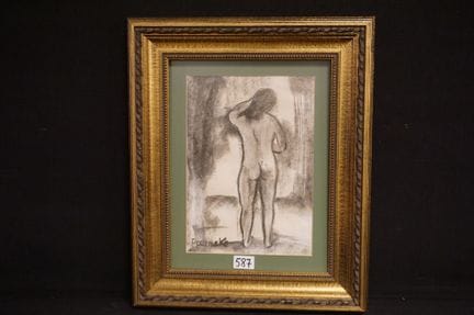 PAUL PERMEKE (1918 - 1990) - "Nudo in piedi" - dis