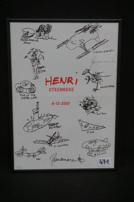 PANAMARENKO (1940 - 2019) - "Henri Steenbeke" - of