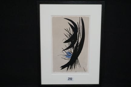 HANS HARTUNG (1904–1989) – "L.15" – color lithogra