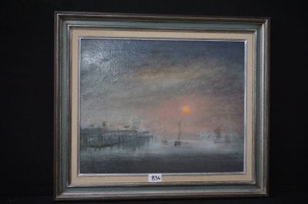 GUY DESMARETS (1928–2009) — "Sunrise in the Fog — 