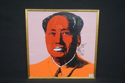 安迪·沃霍尔（1928 - 1987）（据）——《毛泽东》——大型丝网印刷作品——版次：SUNDAY