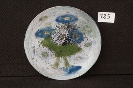 CLAIRE LAMBERT (1936 -  ) - CERAMIQUE DOUR - glaze