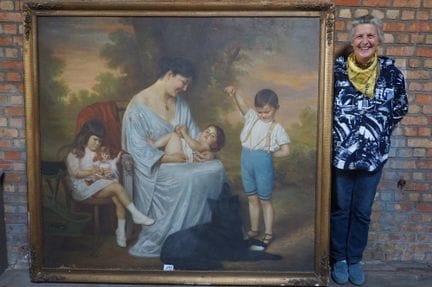 EMILE VAN DE WINCKEL (1879–1953) - "Mother with Th