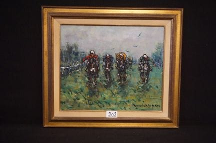REGNIER DE HERDE (1914–2004) — "Courses au Welling