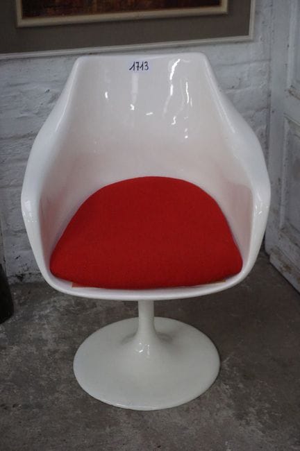 Sedia vintage TULPIN in fibra di vetro - anni '70,