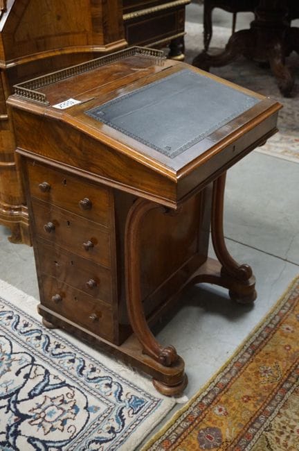 Beautiful Victorian "DAVENPORT" desk—ca. 1900—with