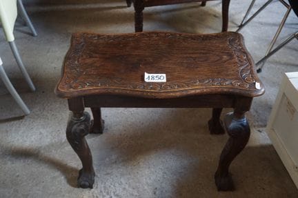 Table d'appoint anglaise - chêne - vers 1900 - H :