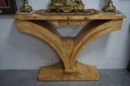 Beautiful Art Deco-style console table—with 1 draw