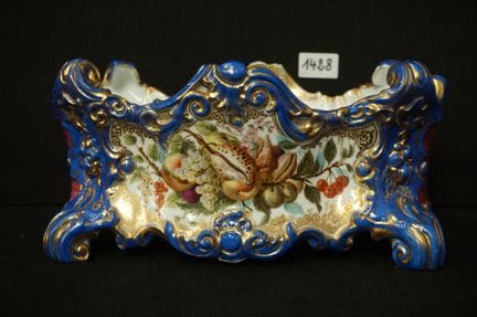 19th-century Vieux Paris coupe—hand-painted design