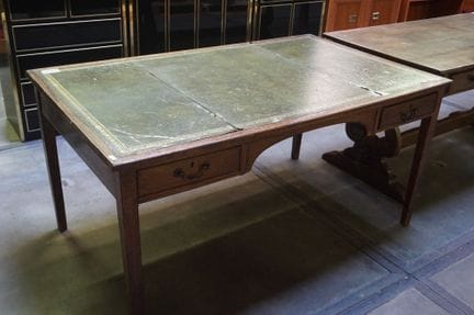 grand bureau anglais - vers 1900 - H : 74 cm - L :