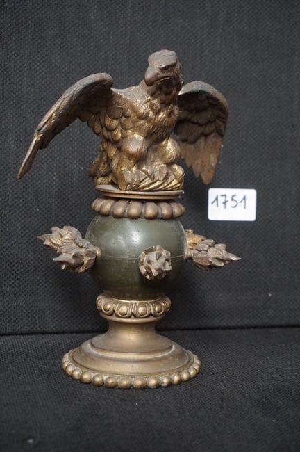 statua antica in bronzo - "Aquila napoleonica su s