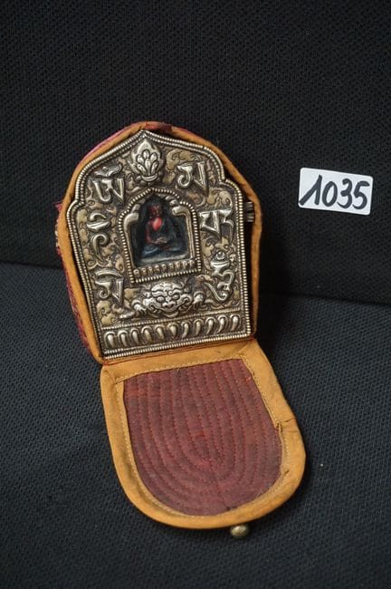 Beautiful Tibetan "GAU"—a traditional portable tra
