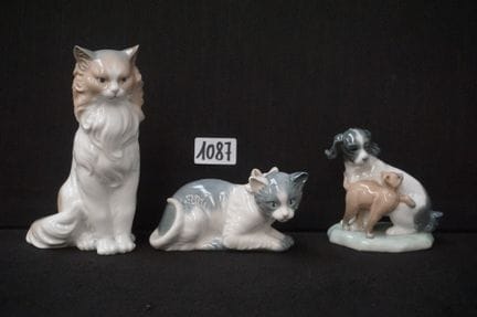 NAO by LLADRO - 3 figurines made of Spanish porcel