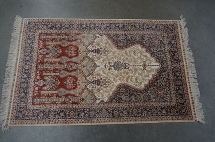 HEREKE SILK - TURKEY - 145 x 93 cm - very finely k