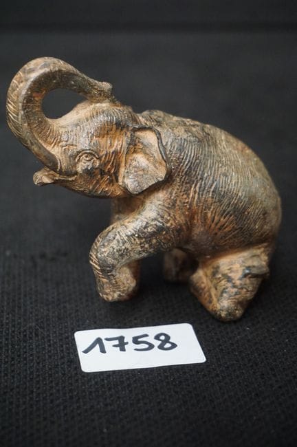 PIERRE CHENET - "elefante" - scultura in bronzo - 