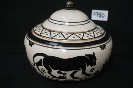 bonbonnière in stile Art Déco - ceramica - ispirat