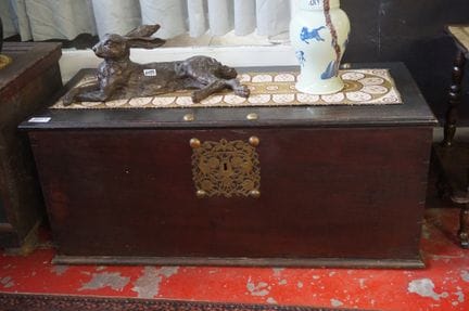 Valigia "VOC" del 17 o 18 secolo - legno esotico -