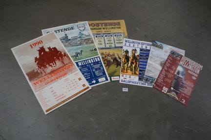 6 carteles - «HIPPODROMO DE OSTENDE» - años: 1990,