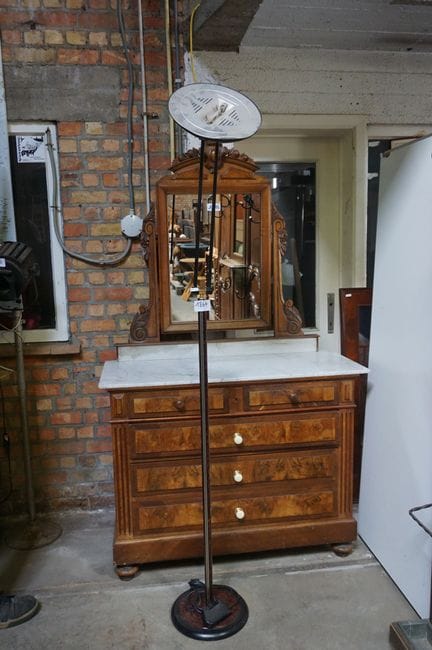lampe sur pied vintage - avec variateur d'intensit