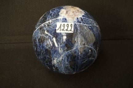 sodalite sphere - diameter: 19 cm