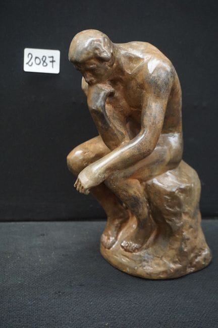 PIERRE CHENET - « Le Penseur » - sculpture en bron