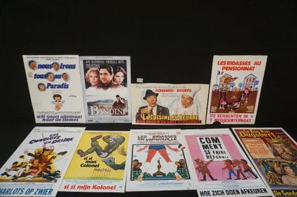 environ 22 affiches de cinéma vintage - en françai
