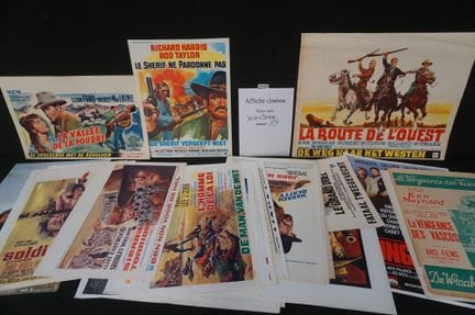 bellissima collezione di manifesti cinematografici