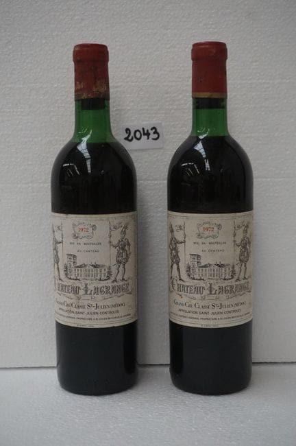 CHÂTEAU LAGRANGE - 2 bouteilles de vin rouge - 197