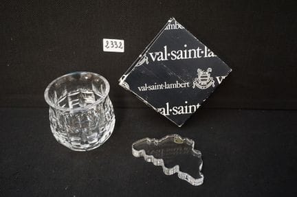 VAL SAINT LAMBERT  - vaso in cristallo (modello MA
