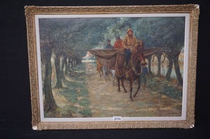 EDOUARD VAN ESBROECK (1869 - 1949) - « Pêcheurs de