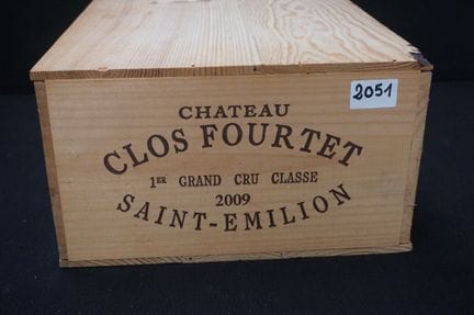 CHÂTEAU CLOS FOURTET - 12 bouteilles de vin rouge 
