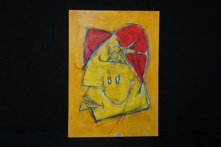 GLENN VANDE SANDE (1961 -  ) - « Vertigo » - acryl