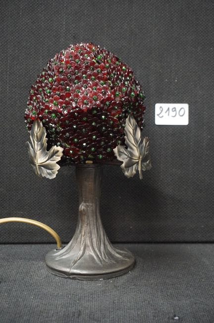 lampe de table de style Art nouveau - abat-jour co