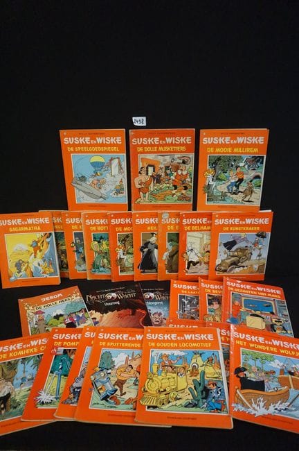 SUSKE ET WISKE - environ 24 bandes dessinées