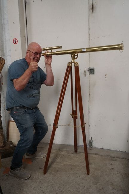 grand télescope sur trépied - longueur du télescop