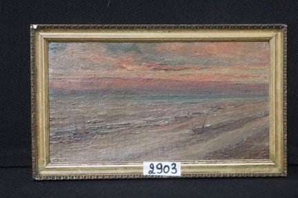 PAUL VAN DE VENNE (1870 - 1954) - « Bateaux de pêc