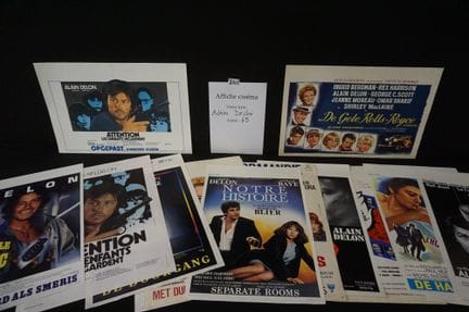 joli lot d'affiches de cinéma vintage - environ 45