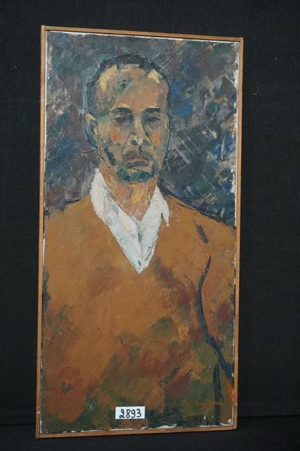 JAN HOOGSTEYNS (1935 - 2022) - « portrait » - huil