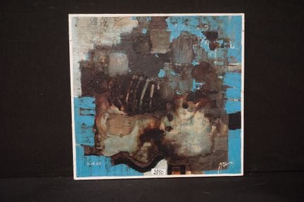 JOZEF KULESZA - « sans titre » - acrylique sur pan