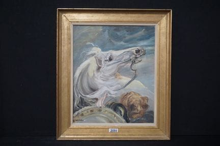 MARTINE CARDON - « Cheval effrayé par la foudre » 